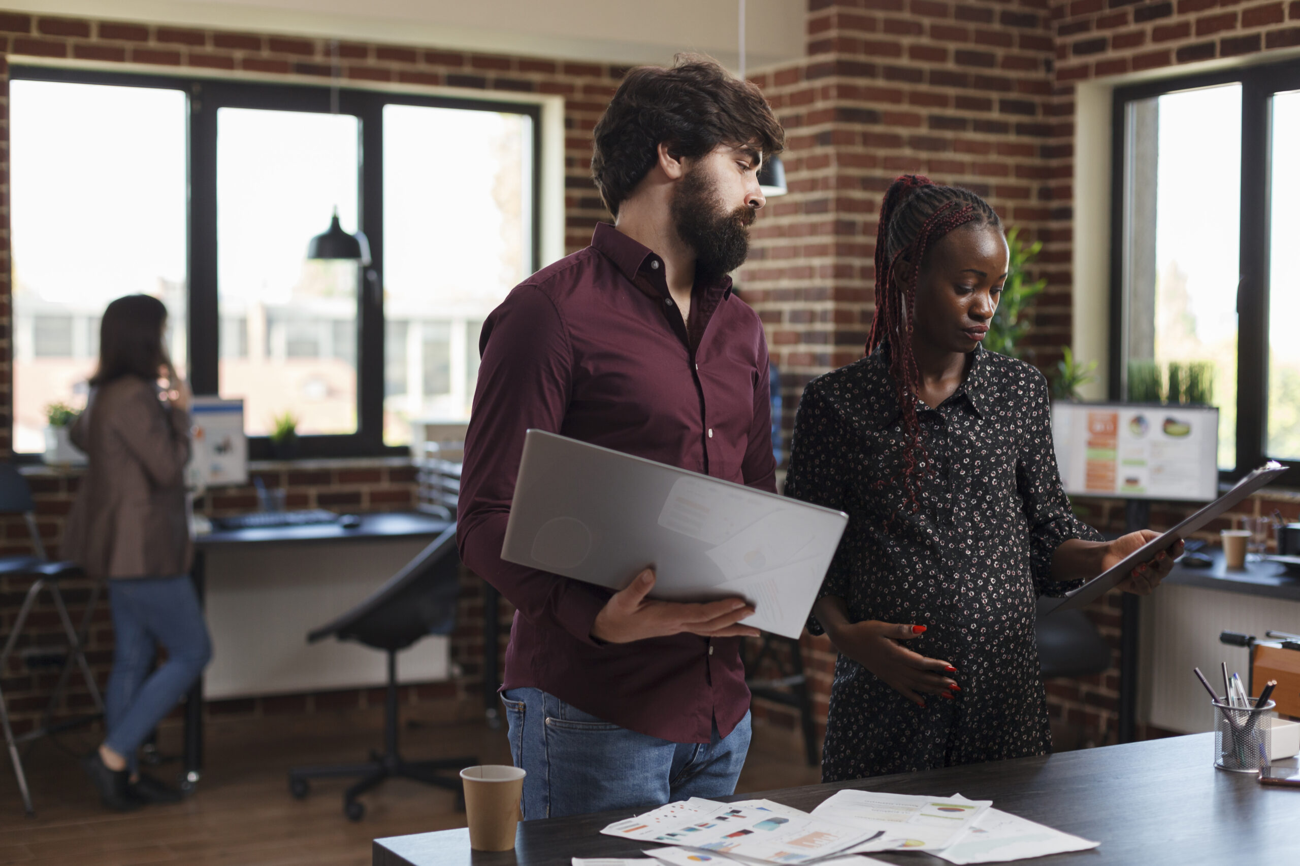 Peers in direct sales helping each other